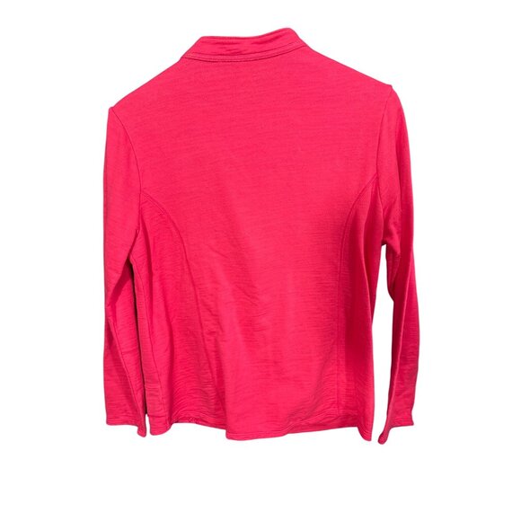 Neon Buddha Womens Pink Button-Up Jacket M Cotton Blend Long Sleeve - Picture 5 of 5